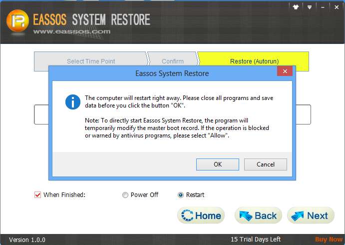 system backup